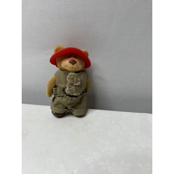 Rare Furskins Hank Spitball Bear Flocked 1986 Missing Leg Vintage Doll - Picture 1 of 2